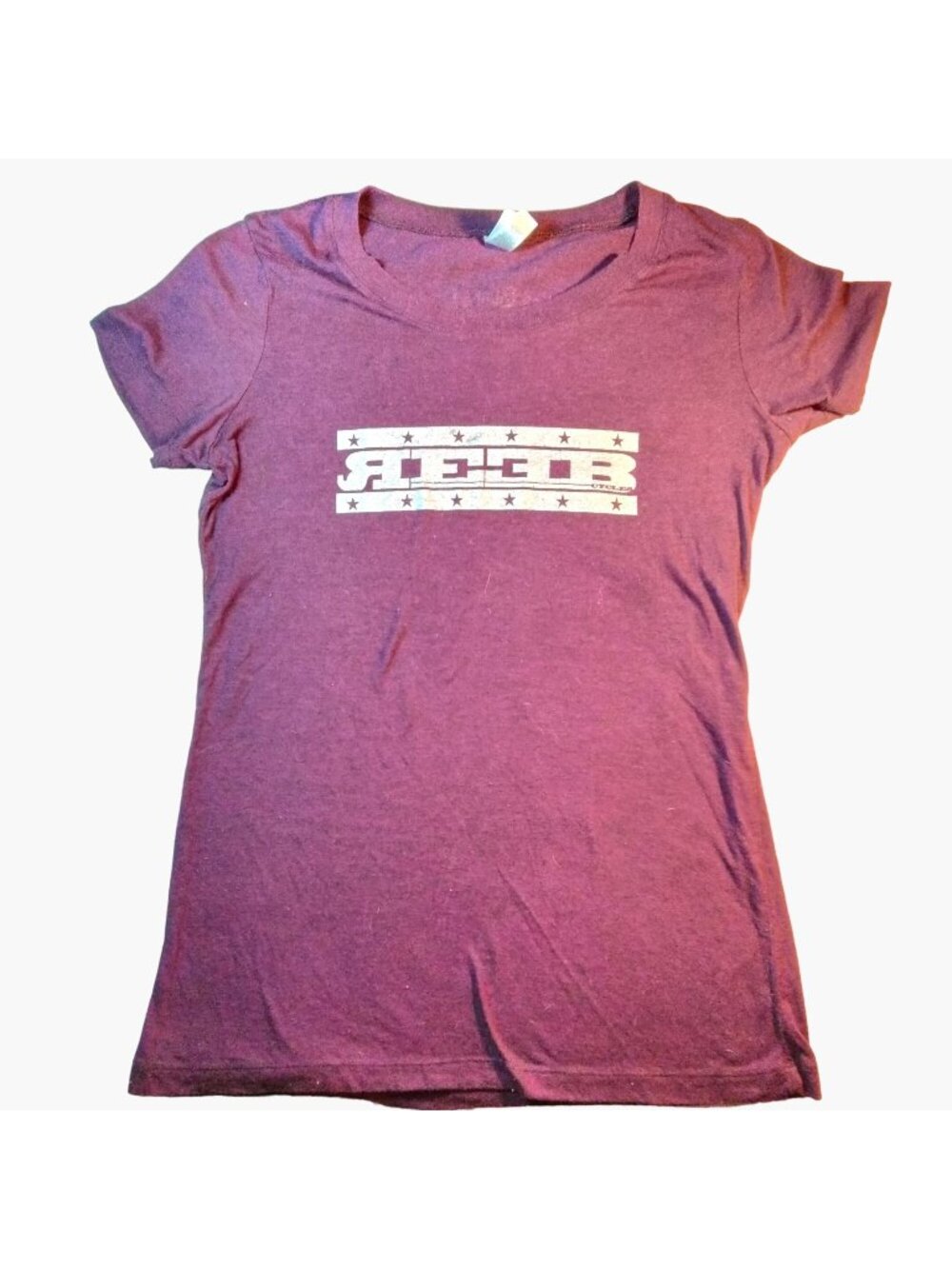 Oskar Blues Brewery Maroon Graphic Tee Shirt Craft Beer Tee L Large Colorado